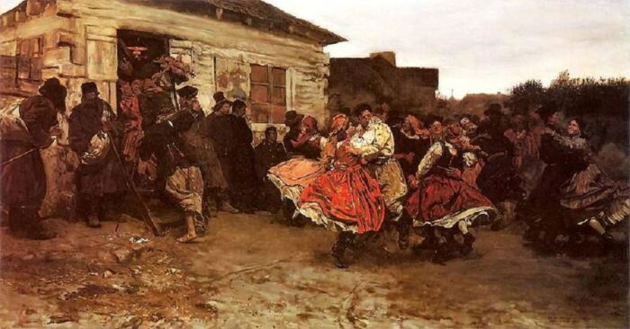 Józef Chełmoński - "Oberek"